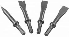 Комплект коротких зубил для пневматического молотка (JAH-6833H), 4 предмета JONNESWAY код 47514