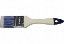 Кисть КФ плоская STAYER "AQUA-STANDARD", искусственная щетина, деревянная ручка, 50мм