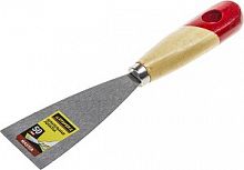 Шпательная лопатка STAYER "MASTER" c деревянной ручкой, 50 мм